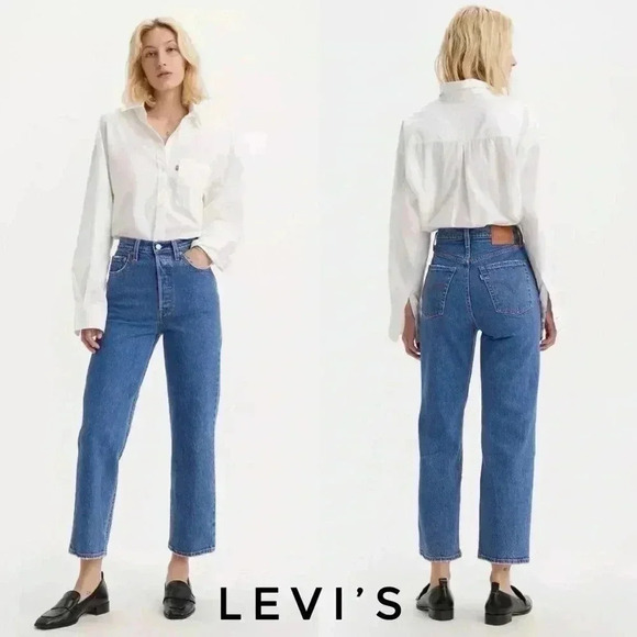 Levi's Denim - Levi’s RIBCAGE STRAIGHT ANKLE JEANS size  29